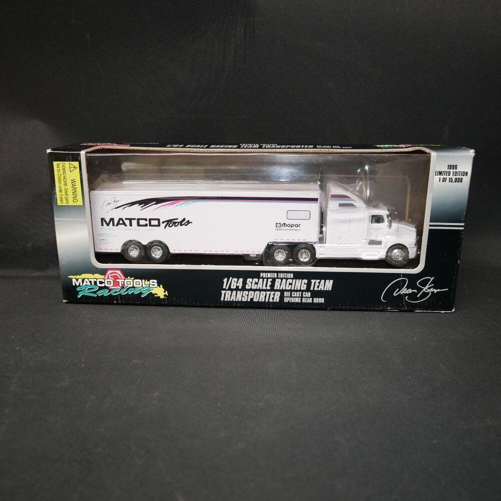 Racing Champions Matco Tools 1/64 Scale Racing Team Transporter Limited Edition